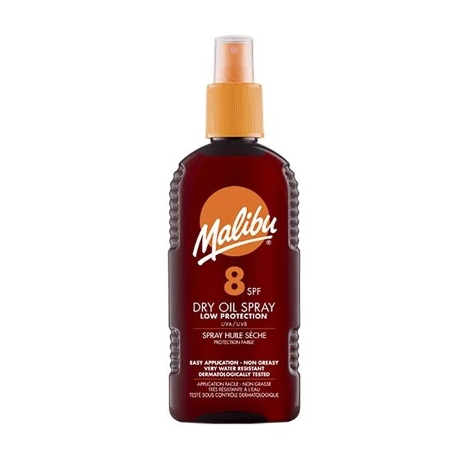 Malibu Sun Dry Oil Sun Spray Spf 8 200 Ml