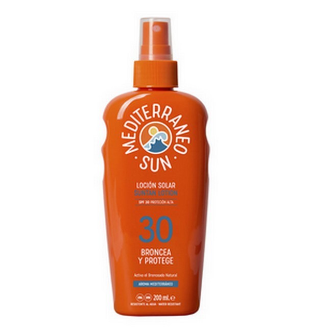 Mediterraneo Sun Coconut Sun Lotion Bronze Protect Spf30 200 Ml