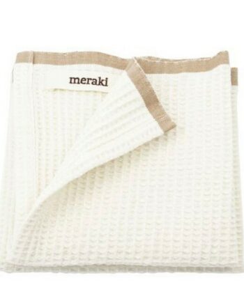 Meraki   Bare Vaskeklude Creme   Sand   2 Pak