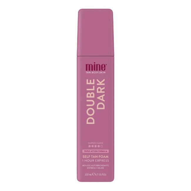 Minetan Double Dark Self Tan Foam 1 Hour Express 200 Ml