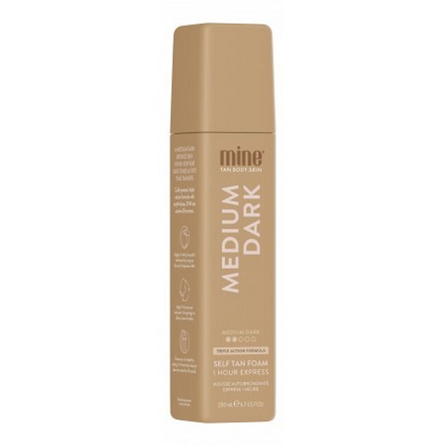 Minetan Medium Dark Self Tan Foam 200 Ml