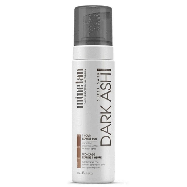 Minetan Super Dark Dark Ash Self Tan Foam 200 Ml
