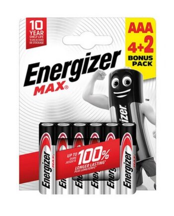 Mix   Energizer Max Power Lr06 Aa Batterier 6 Stk
