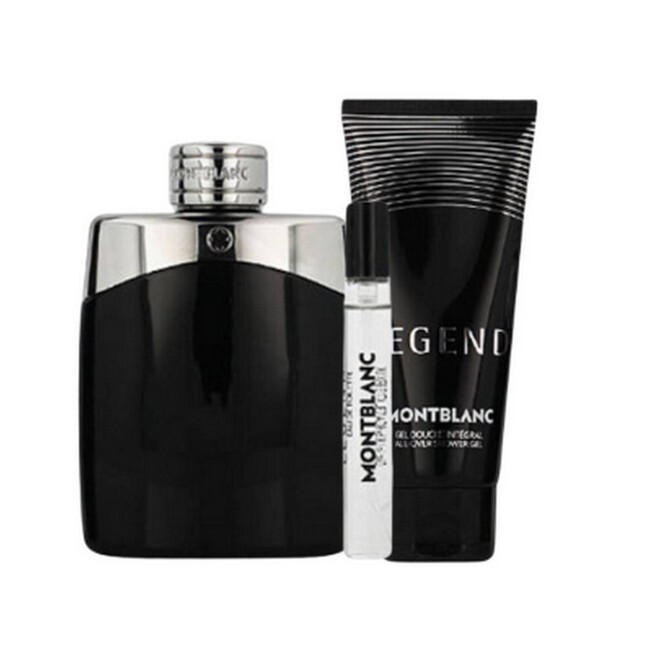 Montblanc Legend Eau De Toilette Gaveæske 100 Ml 7 5 Ml Shower Gel