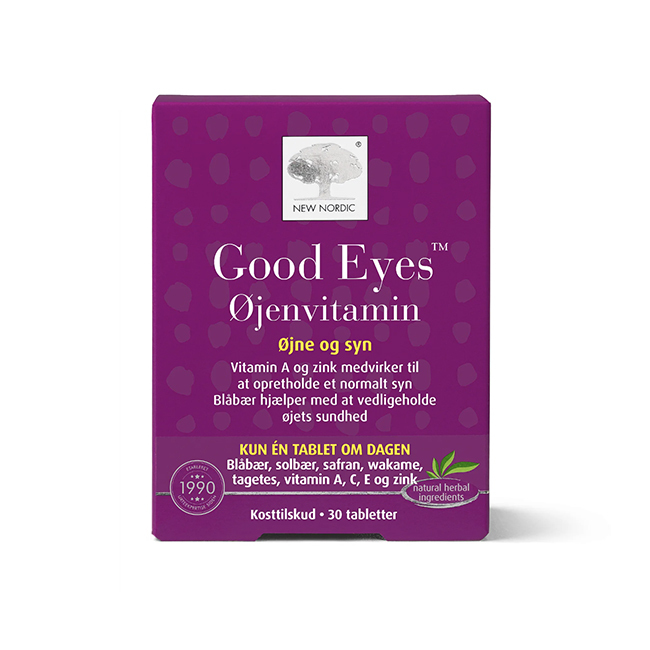 New Nordic Good Eyes øjenvitamin 30 Stk