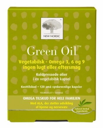 New Nordic   Green Oil Kosttilskud   120 Vegetabilske Kapsler