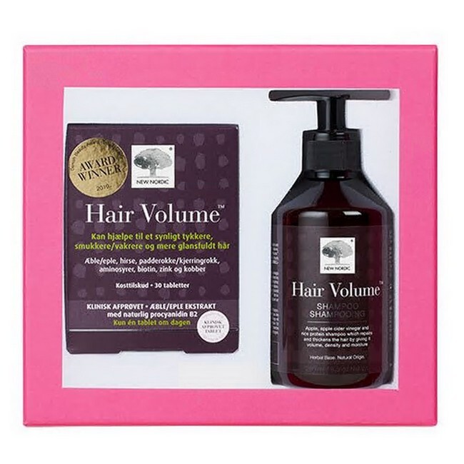 New Nordic Hair Volume Gaveæske Shampoo Tabs 30 Stk
