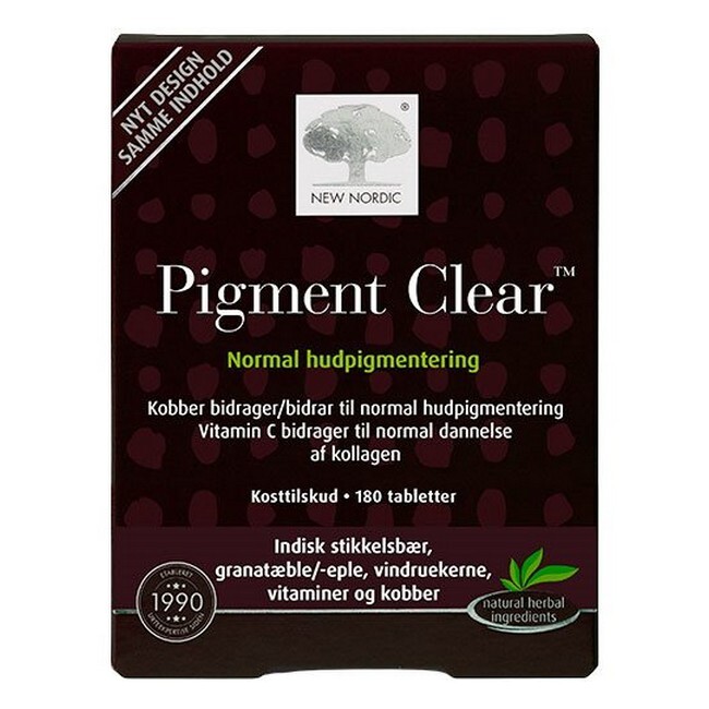 New Nordic Skin Care Pigment Clear 180 Stk