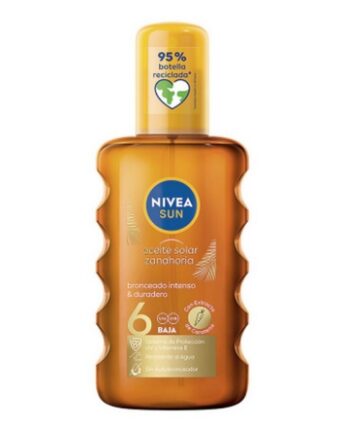 Nivea   Sun Carrot Tanning Oil Spf 6   200 Ml