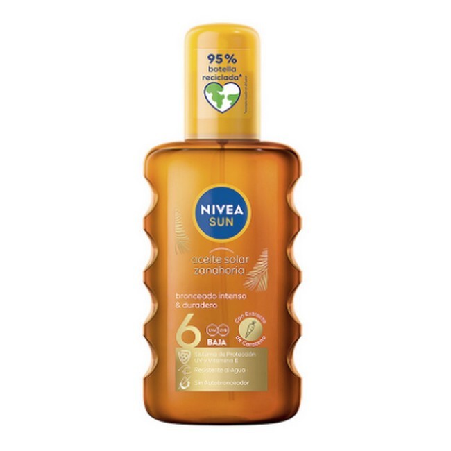 Nivea Sun Carrot Tanning Oil Spf 6 200 Ml