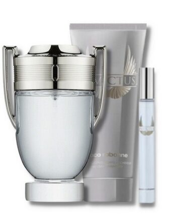 Paco Rabanne   Invictus Gavesæt   100 Ml Edt  10 Ml Travel Spray Og Showergel