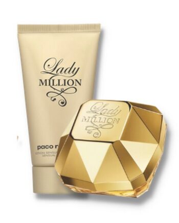 Paco Rabanne   Lady Million Eau De Parfum Sæt   50 Ml Edp   Body Lotion