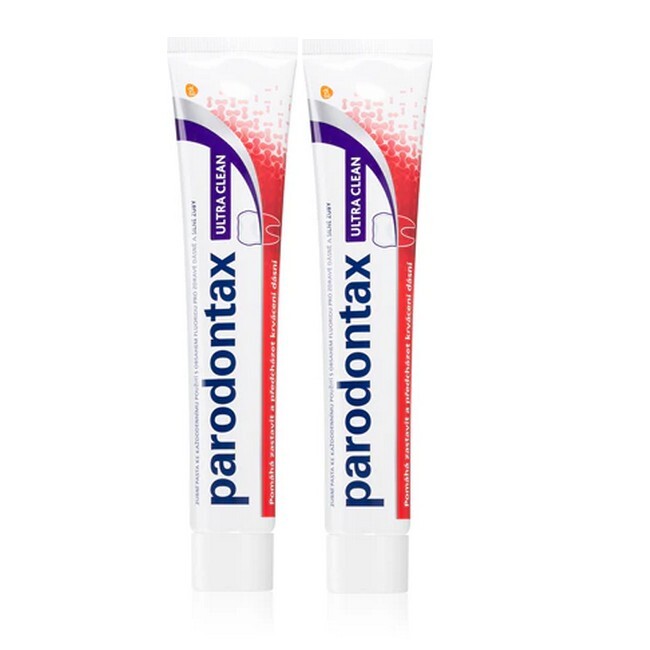 Parodontax Ultra Clean Tandpasta Duo Pakke 2 X 75 Ml