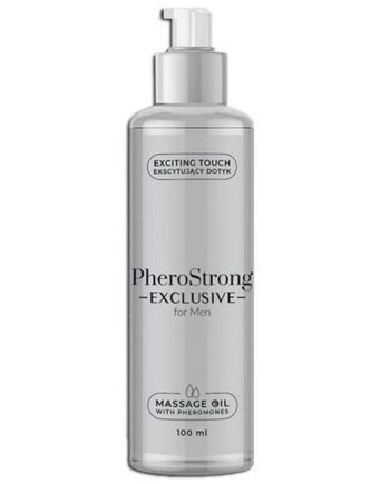 Pherostrong   Exclusive For Men Massage Olie Med Feromoner   100 Ml