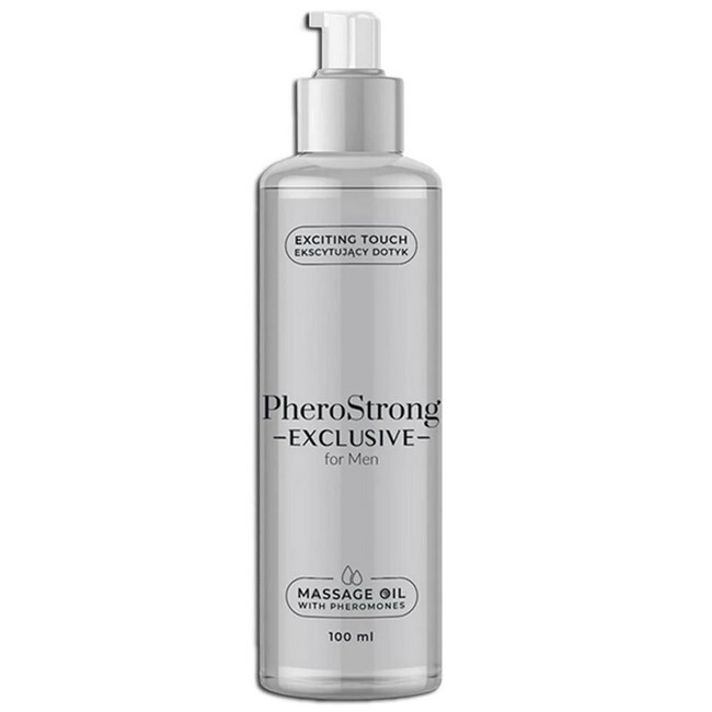 Pherostrong Exclusive For Men Massage Olie Med Feromoner 100 Ml
