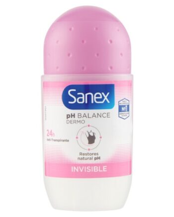Sanex   Dermo Invisible Ph Balance Deodorant Roll On   50 Ml