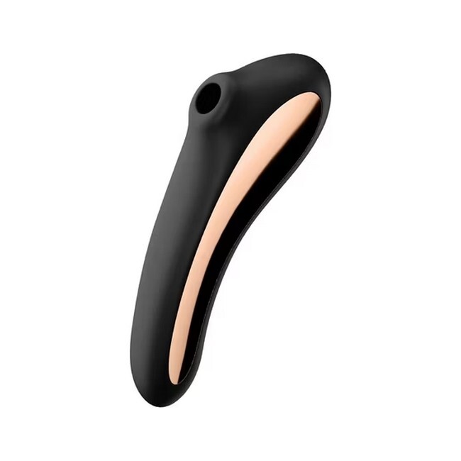 Satisfyer Dual Kiss Air Pulse Vibrator Black Gold