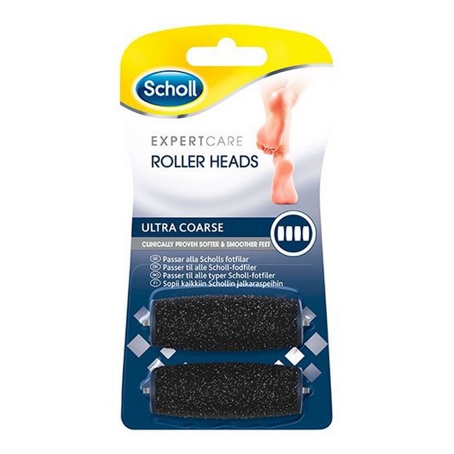 Scholl Expertcare Roller Heads Extra Coarse 2 Pak