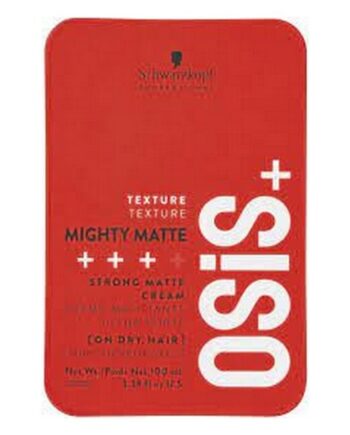 Schwarzkopf   Osis  Mighty Matte Texture Styling Cream   100 Ml