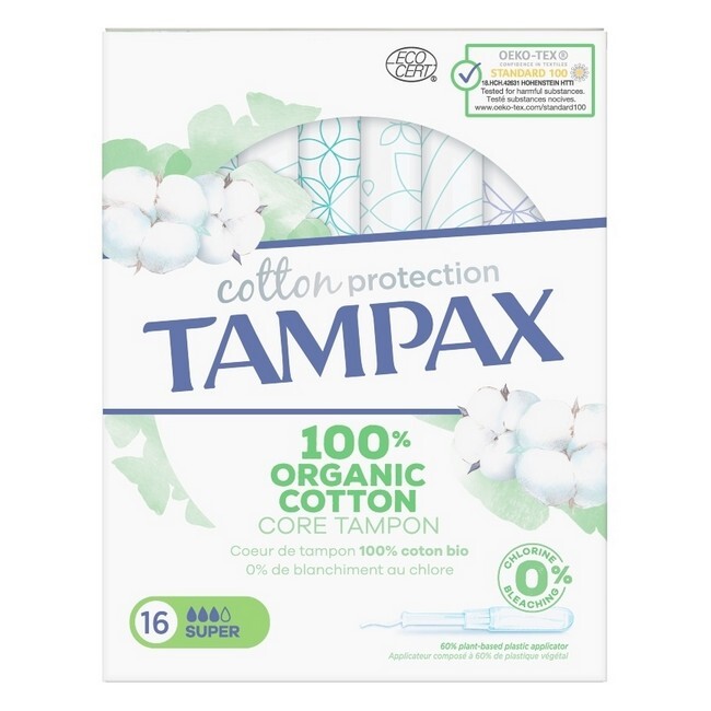 Tampax Super Organic Cotton Tampons 16 Stk