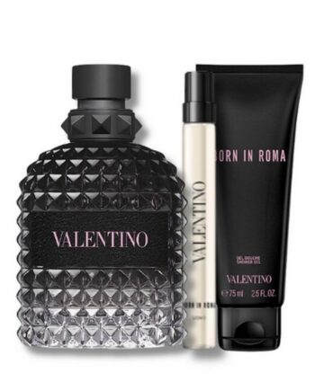 Valentino   Uomo Born In Roma Gaveæske   100 Ml Edt   10 Ml   Showergel