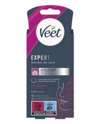 Veet   Expert Wax Facial Strips Normal Skin 16 Stk