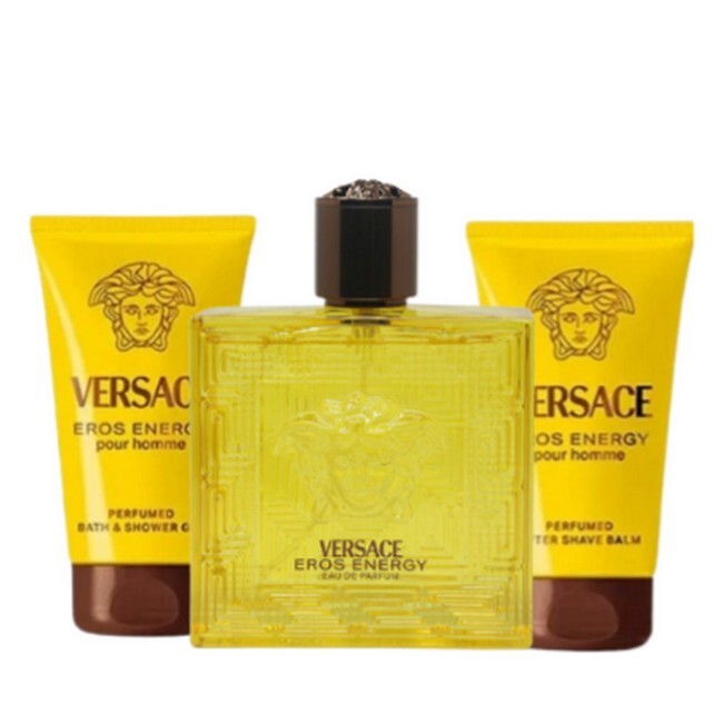 Versace Eros Energy Eau De Parfum Sæt 50 Ml Showergel Aftershave