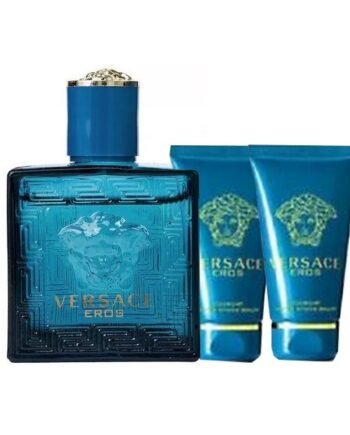 Versace   Eros Eau De Toilette Gaveæske   50 Ml   Showergel   Aftershave