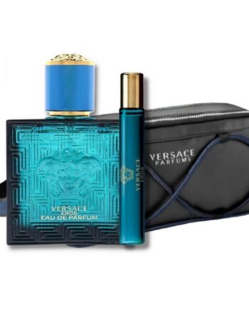 Versace   Eros Pour Homme Eau De Parfum Gaveæske 100 Ml   10 Ml   Taske
