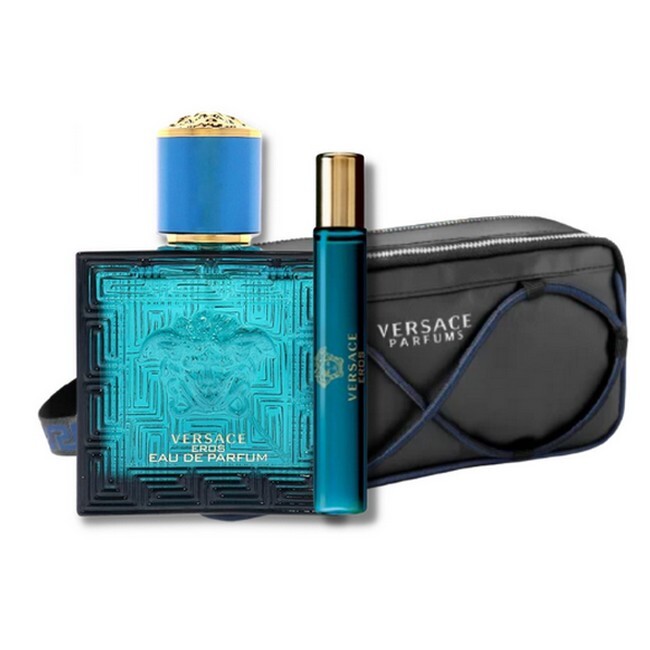 Versace Eros Pour Homme Eau De Parfum Gaveæske 100 Ml 10 Ml Taske