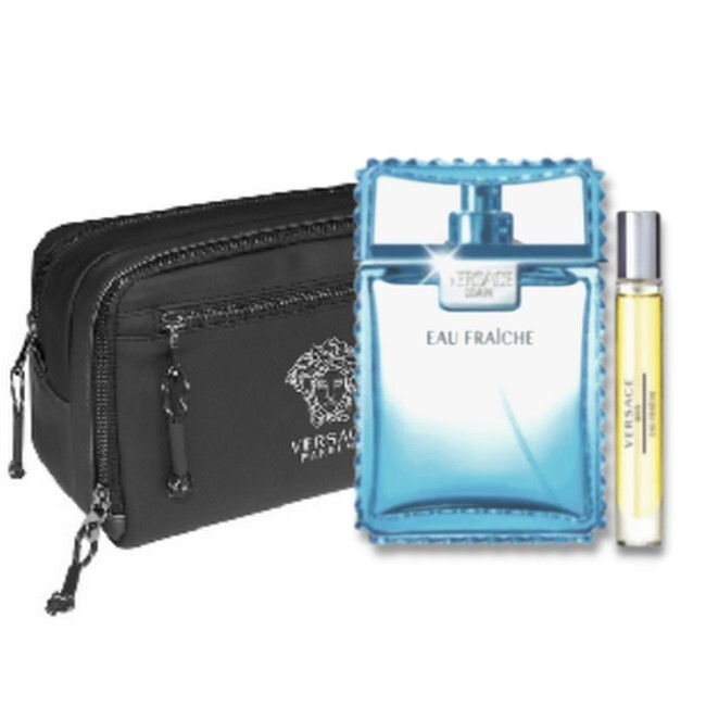 Versace Man Eau Fraiche Sæt 100 Ml Edt 10 Ml Travel Spray