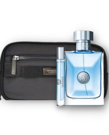 Versace   Pour Homme Sæt   100 Ml Edt   10 Ml Edt Travel Spray   Taske