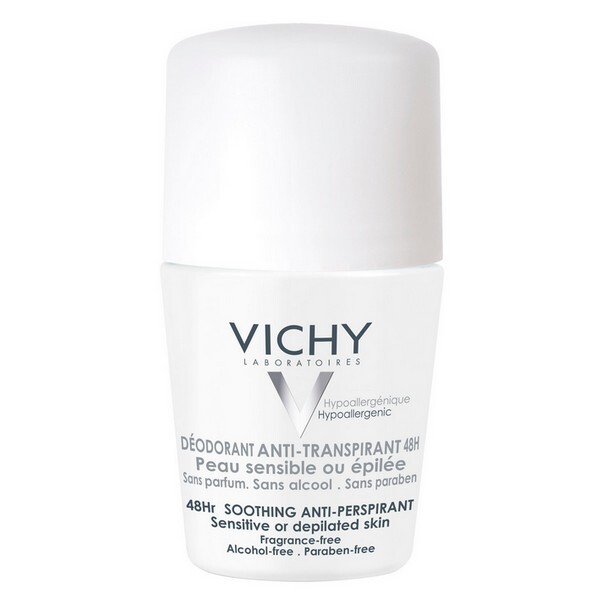 Vichy Deodorant Soothing Sensitive Antiperspirant Roll On 48 H 50 Ml