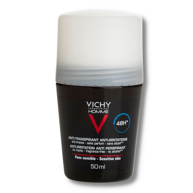 Vichy Homme Antiperspirant Deo Roll On 48h 50 Ml