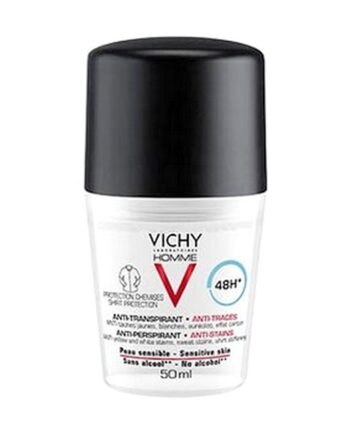 Vichy   Homme Deo Roll On Anti Transpirant Anti Traces   50 Ml