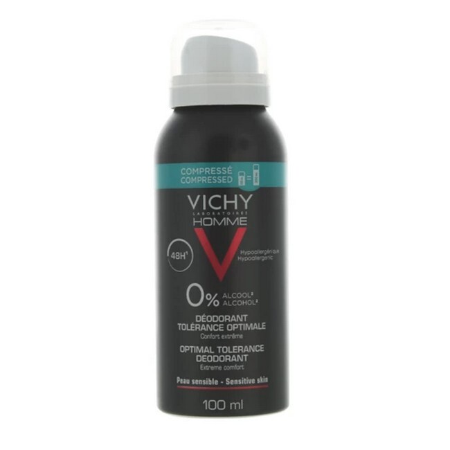 Vichy Homme Optimal Tolerance Deodorant 48h 100 Ml