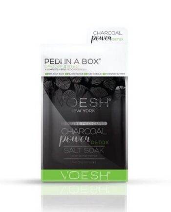 Voesh   Pedi In A Box   Charcoal Power Detox