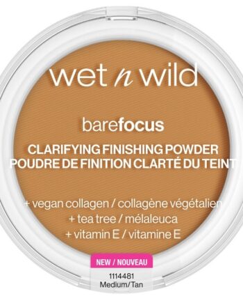 Wet N Wild   Bare Focus Clarifying Finishing Powder Medium Tan   7 8 G