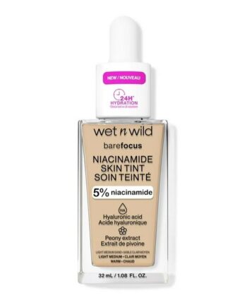 Wet N Wild   Bare Focus Niacinamide Skin Tint Foundation Light Medium Sand