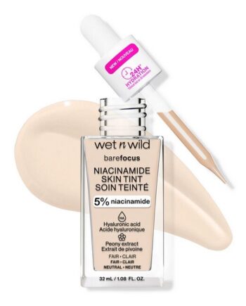 Wet N Wild   Bare Focus Niacinamide Skin Tint   Natural Light   32 Ml