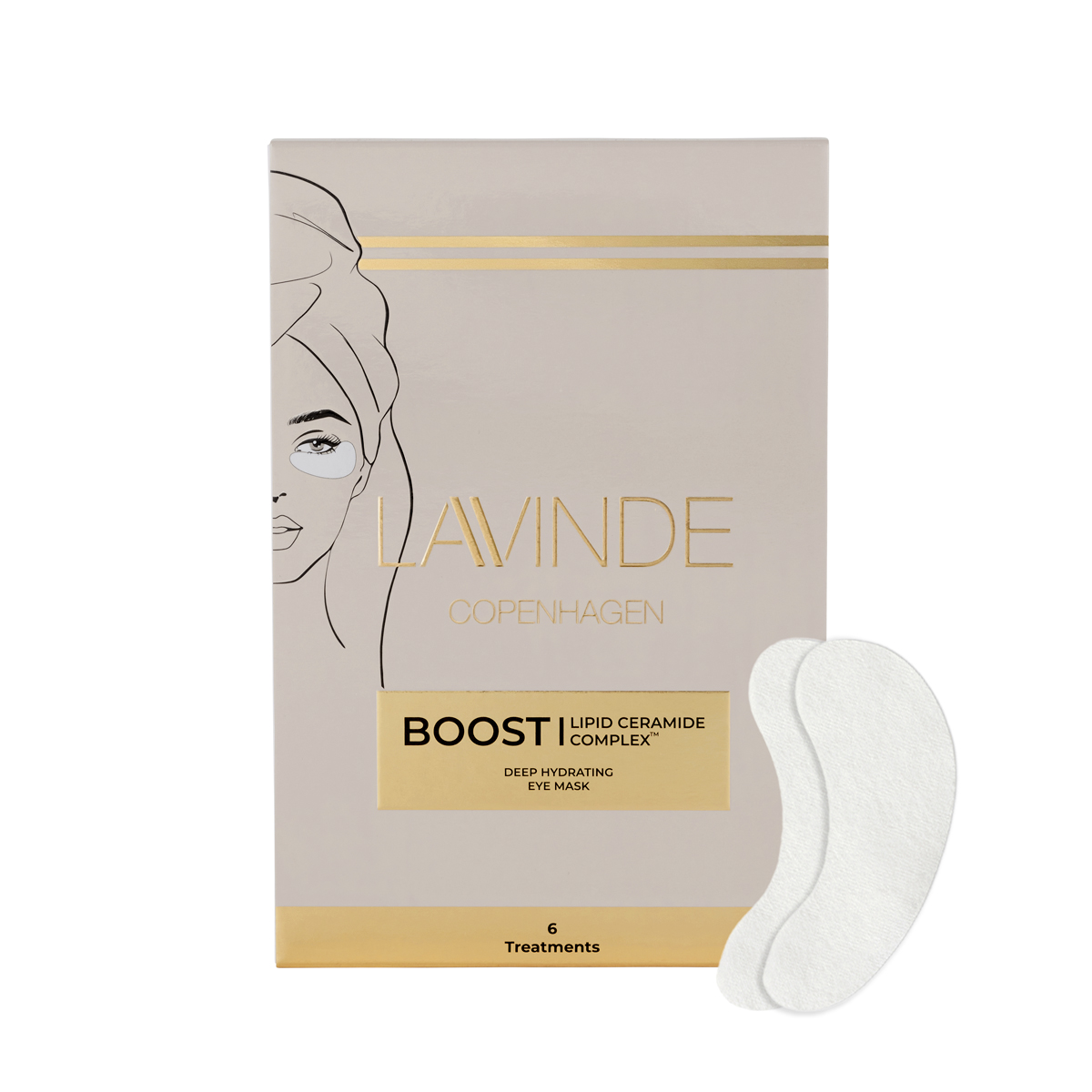 Lavinde Boost Deep Hydrating Eye Mask 6 Behandlinger