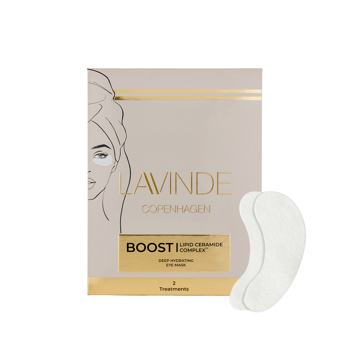 Lavinde Boost Deep Hydrating Eye Mask 2 Behandlinger