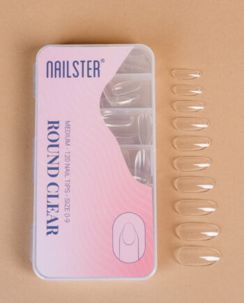Round Medium Clear Tipper