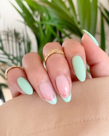 Mint Blossom Look