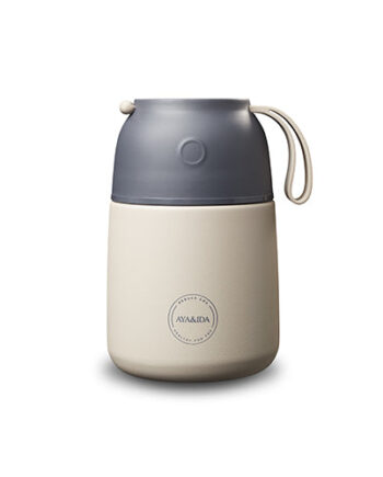 Aya Ida Food Apos Ie Lunch Box  Cream Beige 500 Ml