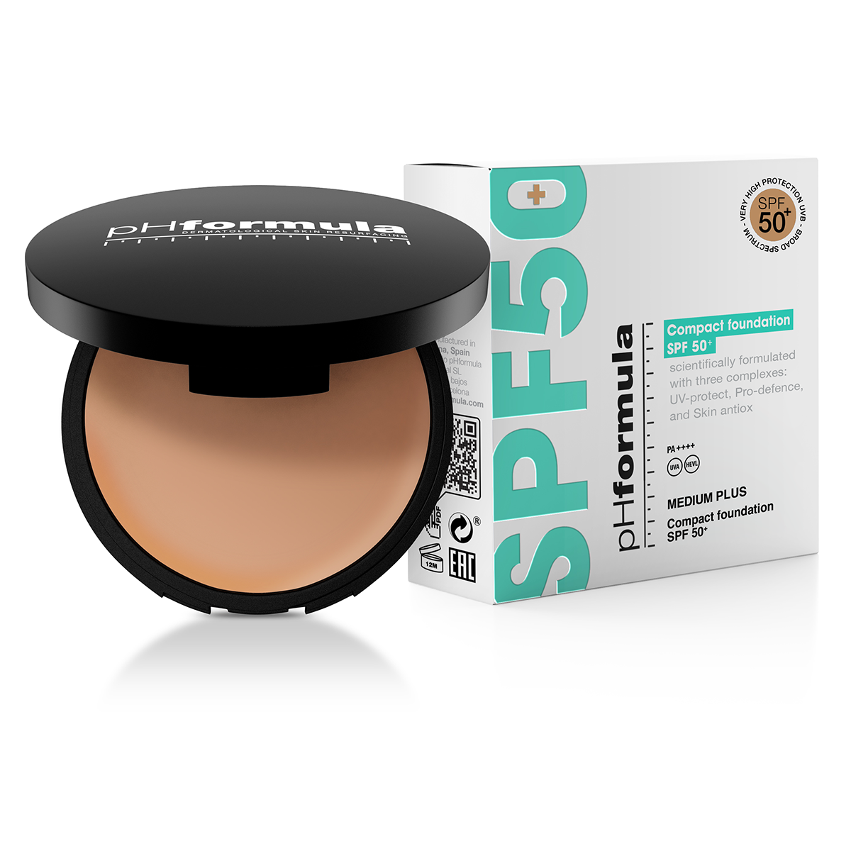 Phformula Compact Foundation Spf50 Medium Plus