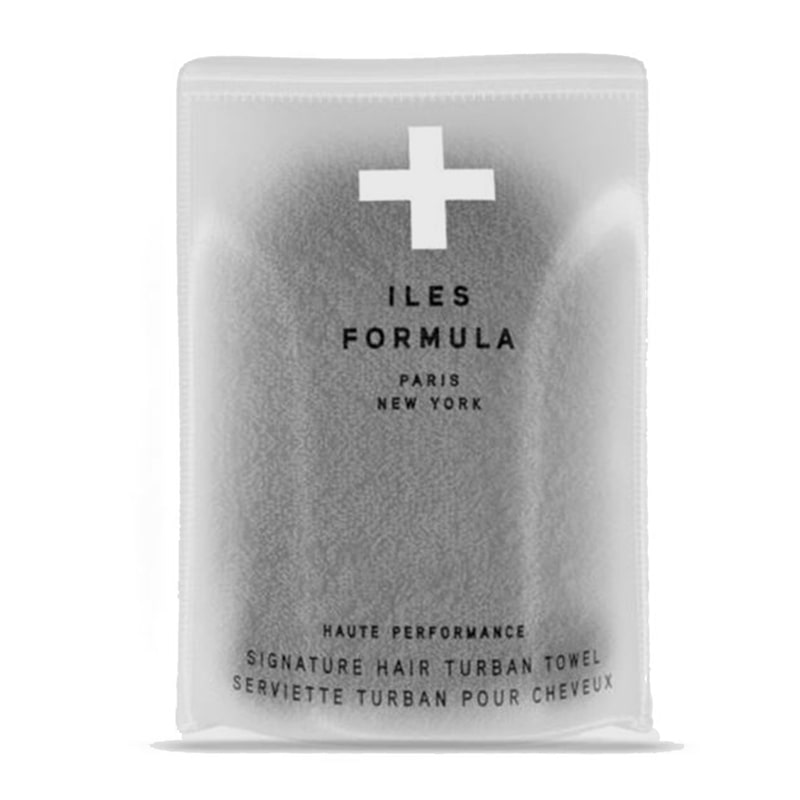 Iles Formula Hair Towel Grå