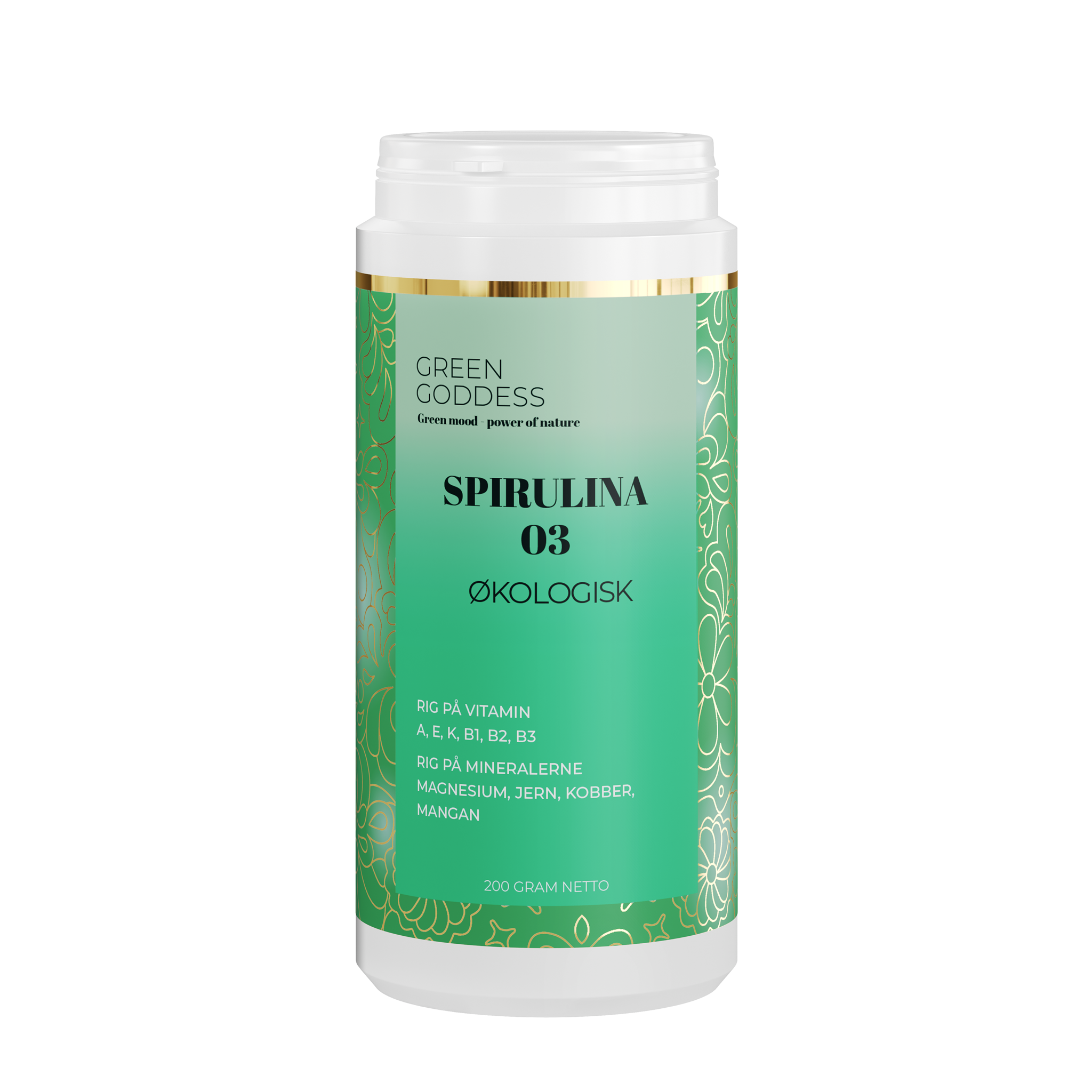 Spirulina 03 øko 200 G