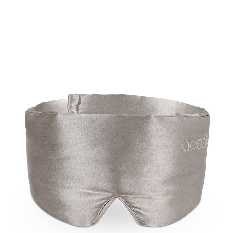 Doozie Luxury Sleep Mask Pearl Grey