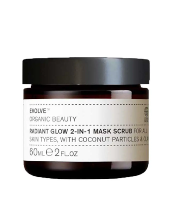 Evolve Radiant Glow 2 In 1 Mask Scrub 60 Ml